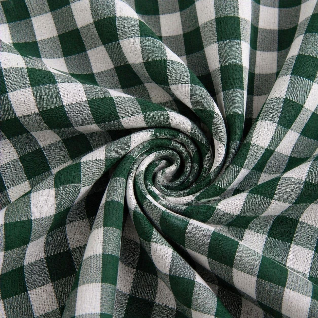 Tissu vichy Vert